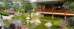 Il bellissimo Giardino Giapponese a Monte Carlo, Monaco