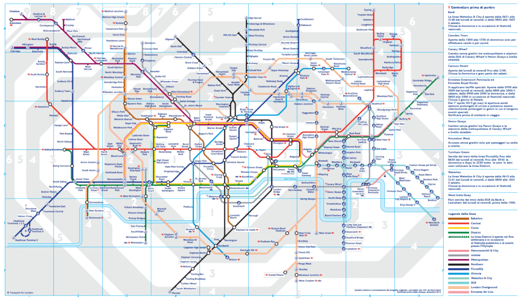 metro londra mappa