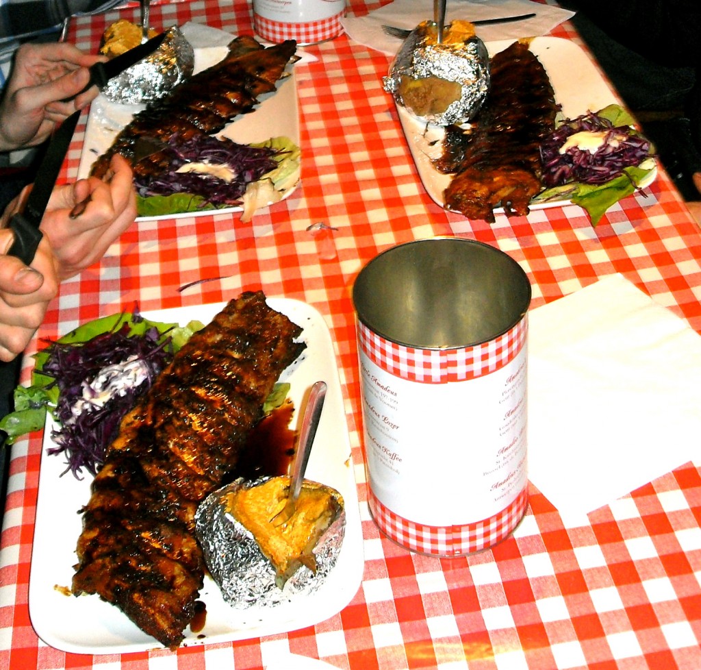 ribs al ristorante Amadeus a Bruxelles