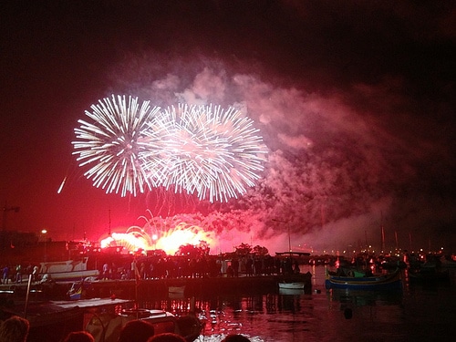 malta international fireworks festival