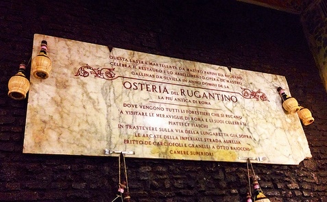 antica osteria rugantino trastevere