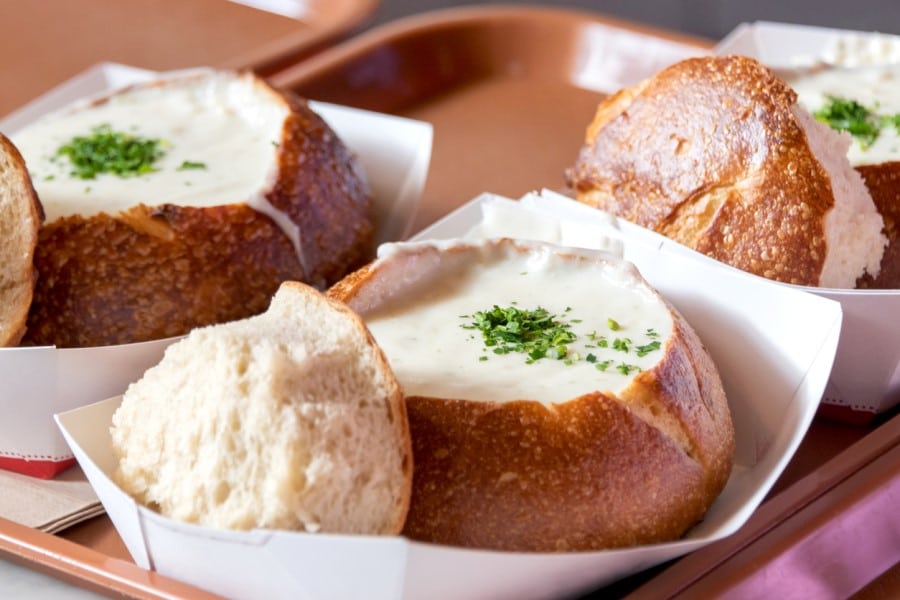 Clam Chowder bread bowl