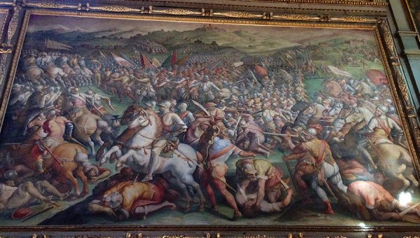Vittoria di Cosimo I a Marciano in Val di Chiana a Palazzo Vecchio a Firenze