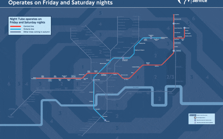 metro londra aperta notte
