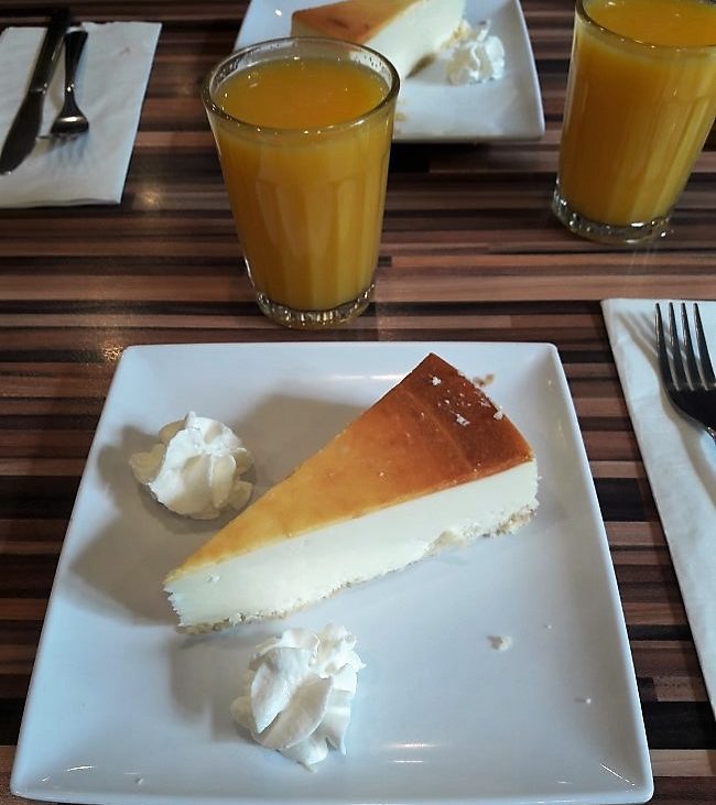 colazione americana cheesecake