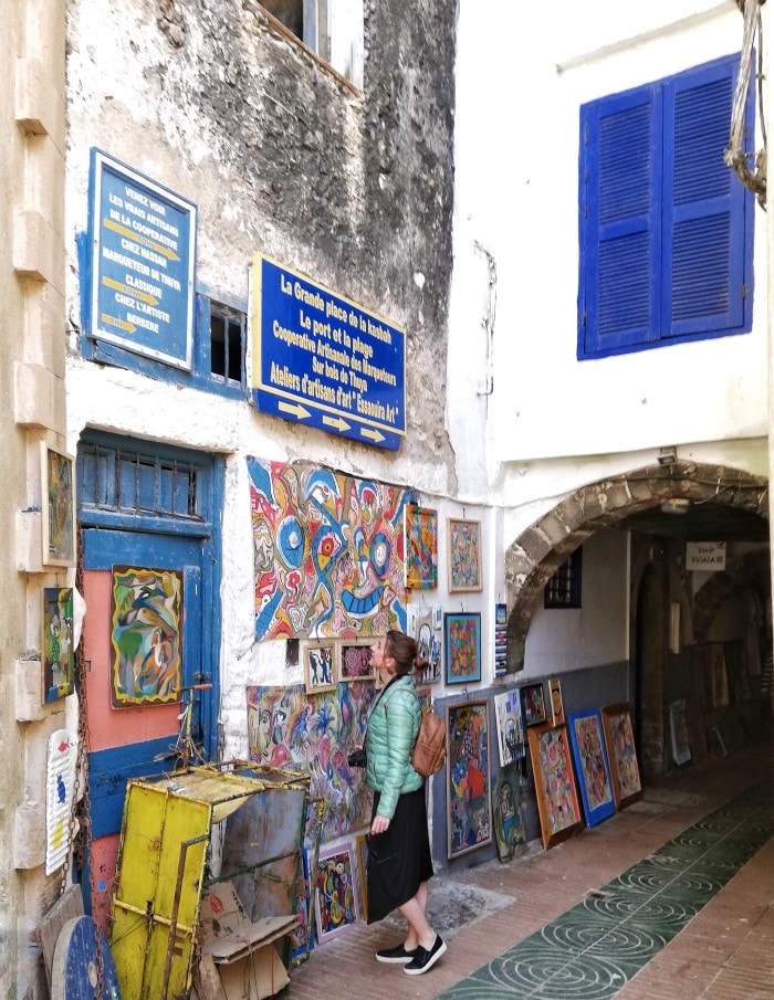 vicoli essaouira marocco