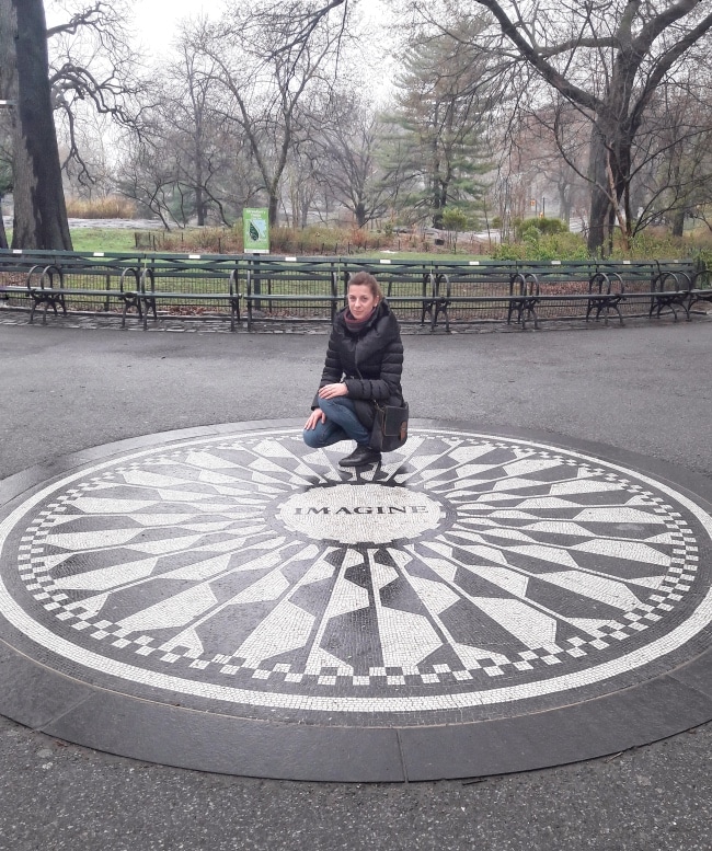 memorial John Lennon central park new york