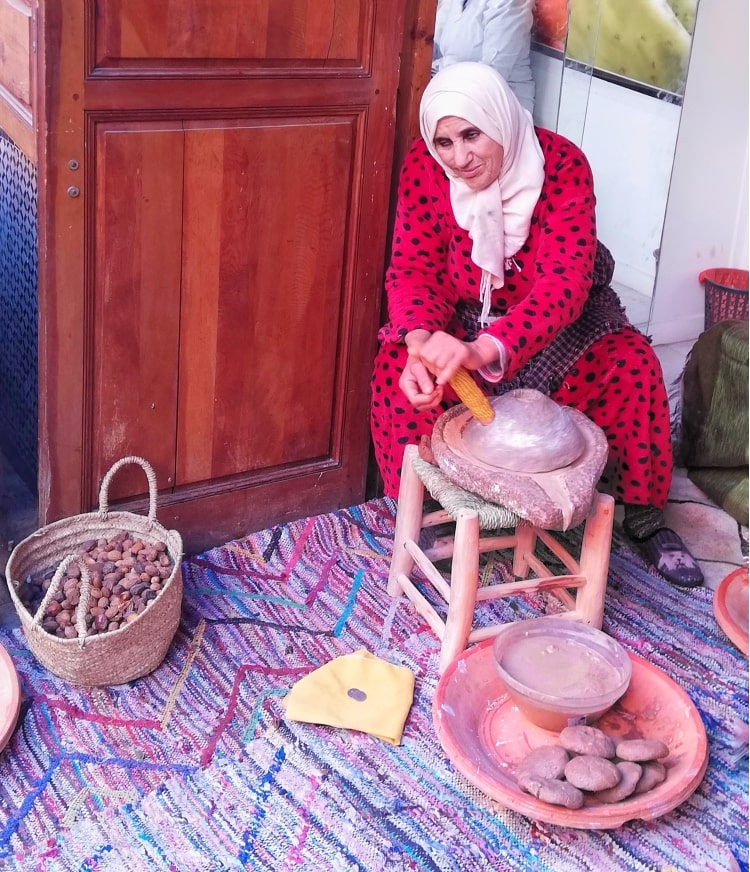 marrakech lavorazione olio argan