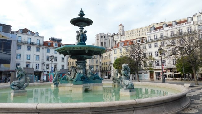 Piazza Dom Pedro IV Lisbona