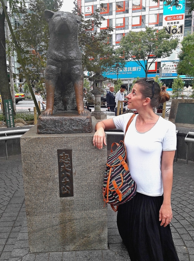 statua di Hachiko Tokyo