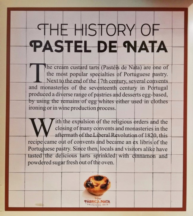 pastel de nata storia