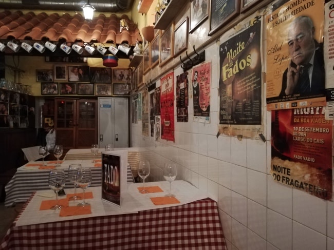 ristorante con fado lisbona