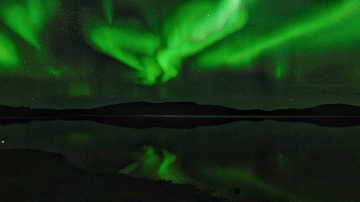 aurora boreale Inari Finlandia