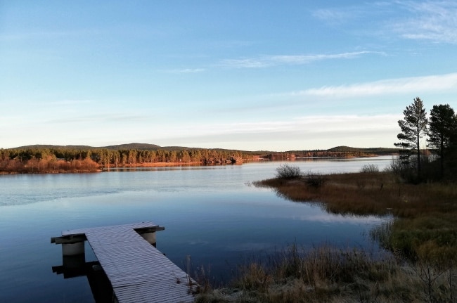 lago inari finlandia