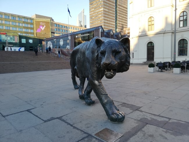 oslo statua tigre