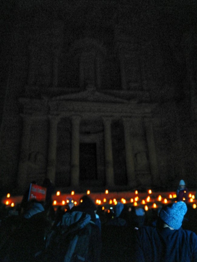 petra by night