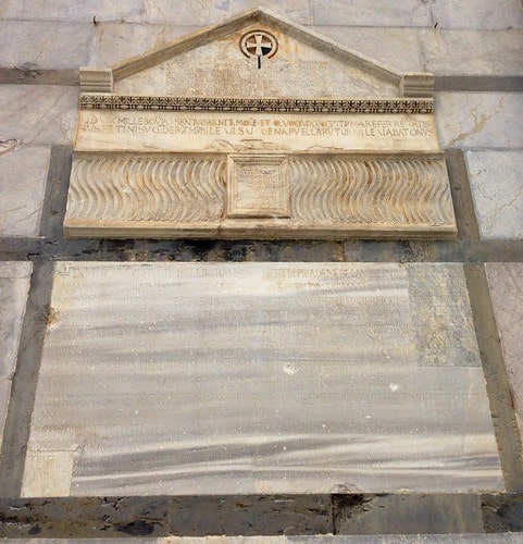 sarcofago di Buscheto pisa