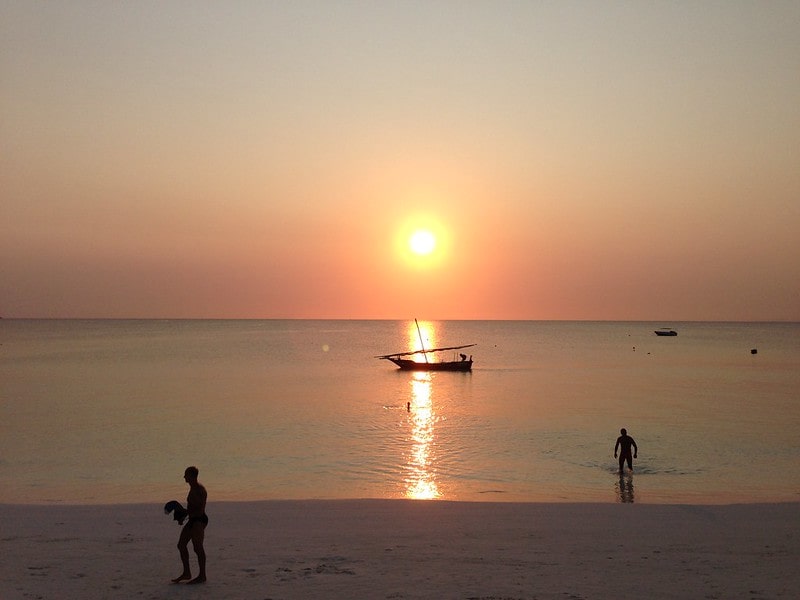 tramonto zanzibar