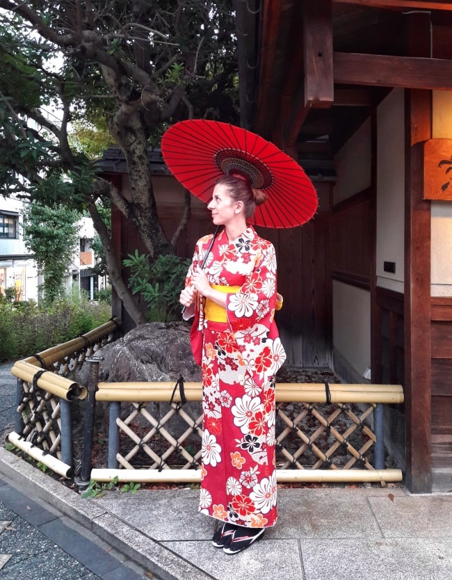 vestizione kimono