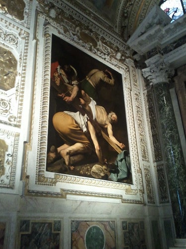 opere caravaggio roma