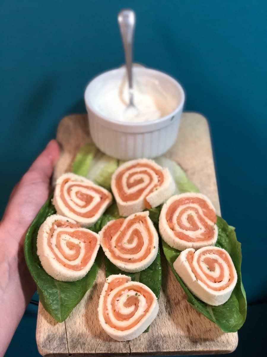 Rotolini di salmone