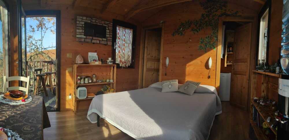 casa sull'albero al Glamping Il Sole in Toscana