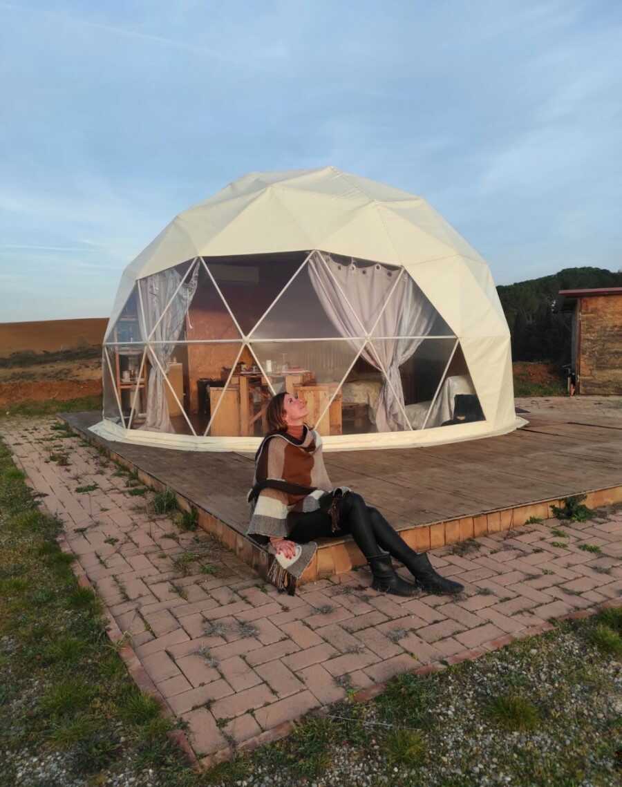 cupola geodetica toscana al Glamping Il Sole