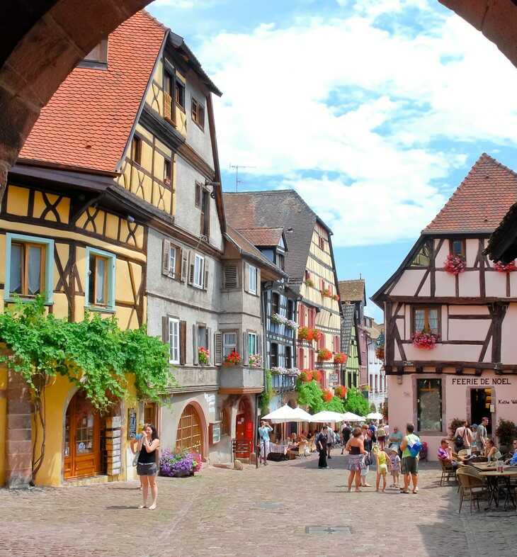 Riquewihr paese La bella e la bestia