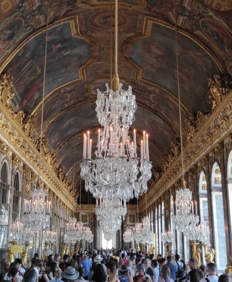 reggia di versailles galleria degli specchi