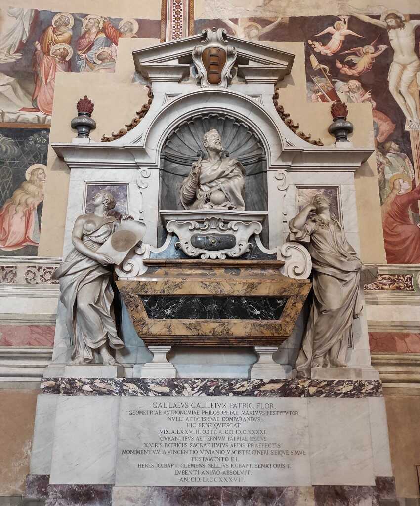 tomba di galileo galilei a santa croce firenze