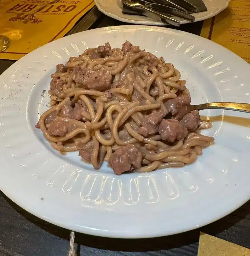 spaghetti al cioccolato