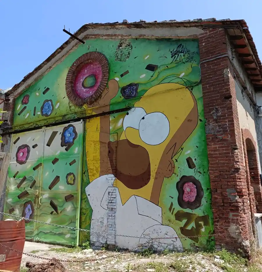 murale homer carrara