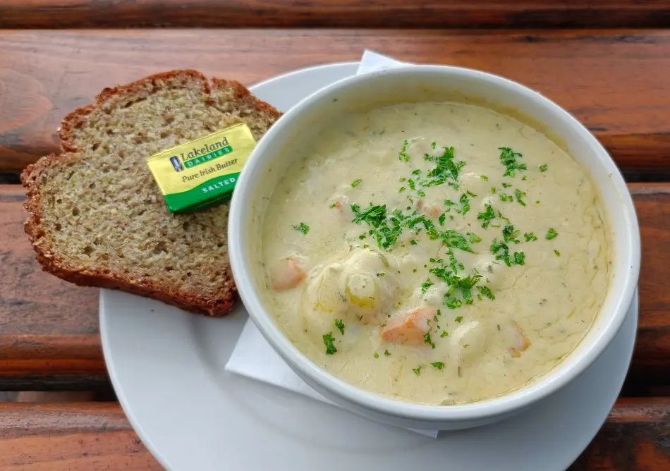 seafood chowder piatto tipico irlandese