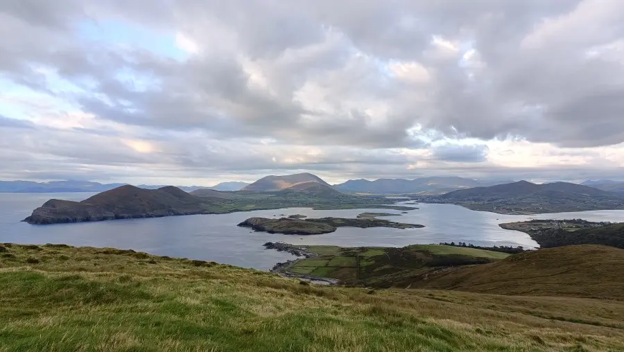 vista panoramica da Geokaun su Valentia Island Irlanda