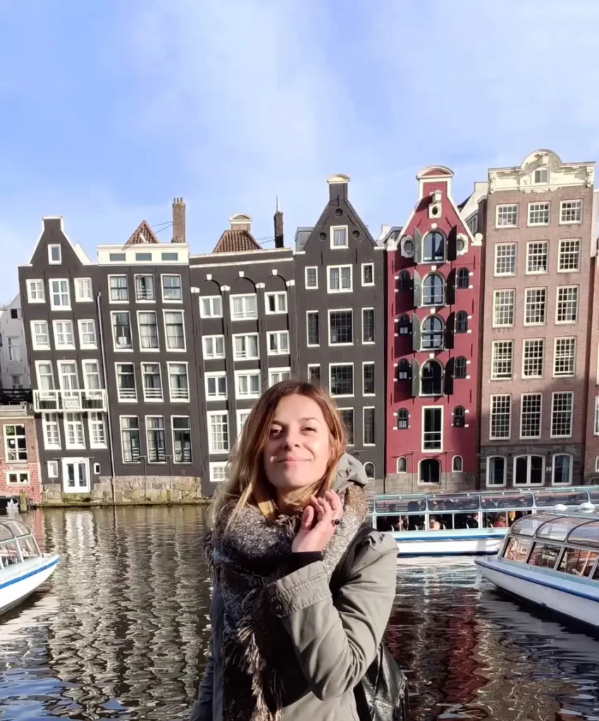 case tipiche di Amsterdam in Damrak