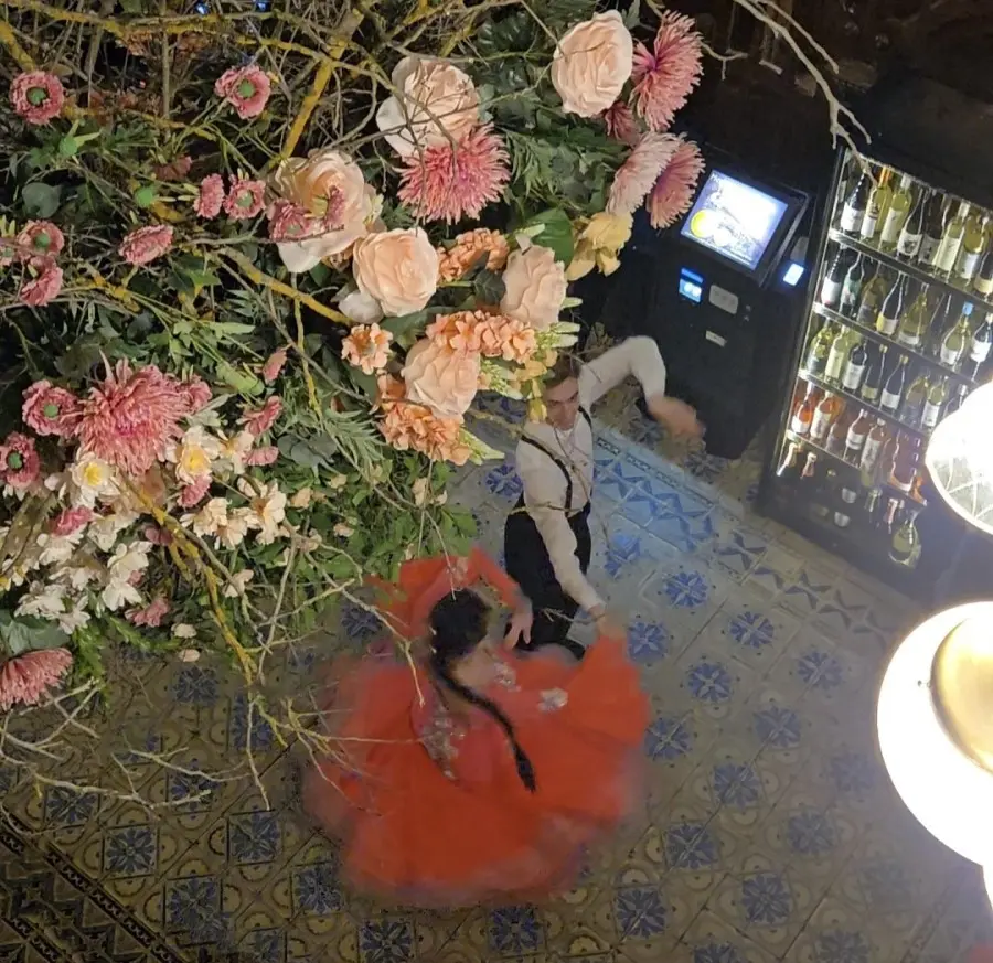 spettacolo di ballo al ristorante Caru' cu bere di Bucarest