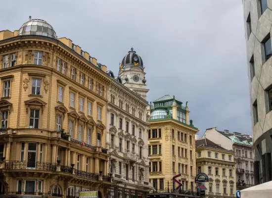 Vienna palazzi del centro storico
