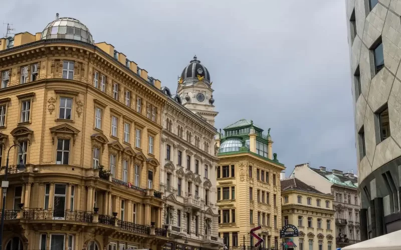 Vienna palazzi del centro storico